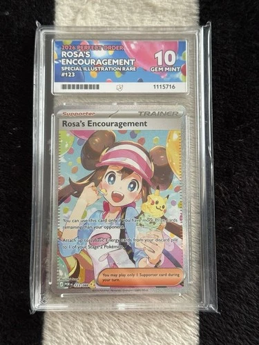 Pokémon TCG Rosa’s Encouragement 123/088 Perfect Order Ace 10