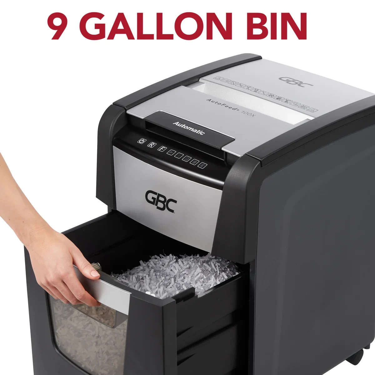 GBC AutoFeed+ 100X Super Cross-Cut Home Office Shredder WSM1757602