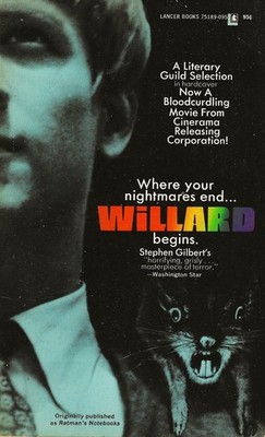 WILLARD-MOVIE TIE IN-PAPERBACK BOOK-1968-STEPHEN GILBERT-HORROR NOVEL