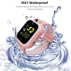 HOT 4G Kids Smart Watch HD Video Calling LBS GPS WiFi SOS IP67 Waterproof Pink