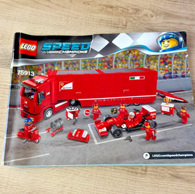 LEGO 75913 Speed Champions - F14 T & Scuderia Ferrari Truck (Includes Manual)