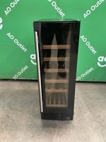 CDA Free Standing Wine Cooler 19 Bottles - Black - G Rated CFWC304BL #LF136537