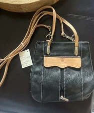 I MEDICI Firenze 305 Genuine Italian Leather shoulder bag/convertible backpack