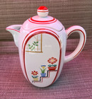 Antique 3 Piece Art Deco 1920's-30's Japan Coffee/Tea Pot/Tray — photo 3