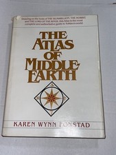 Atlas of Middle-Earth by Karen Wynn Fonstad (1981, Hardcover)