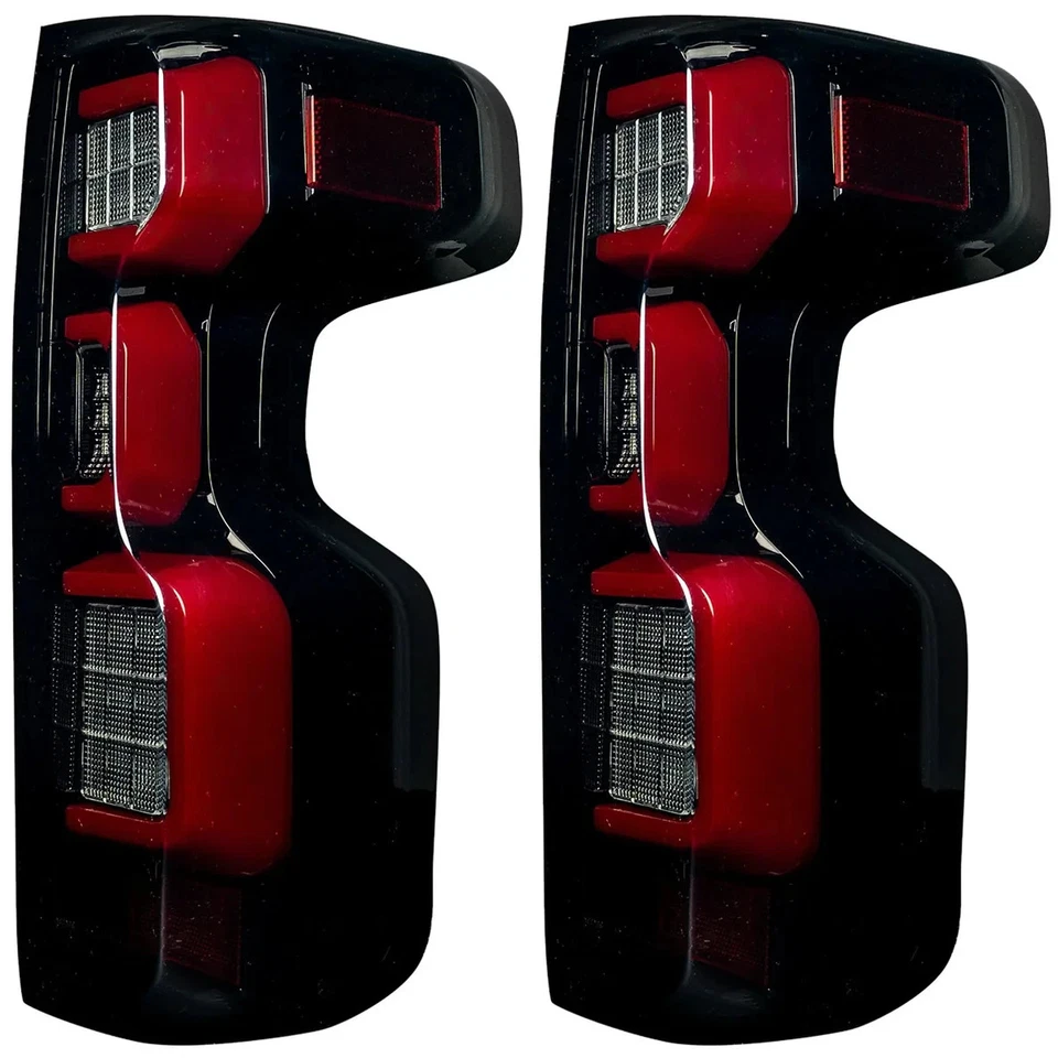 Luces traseras LED OLED ahumadas Recon 264397LEDBK para Silverado 1500/2500 19-25 Foto 4 de 4