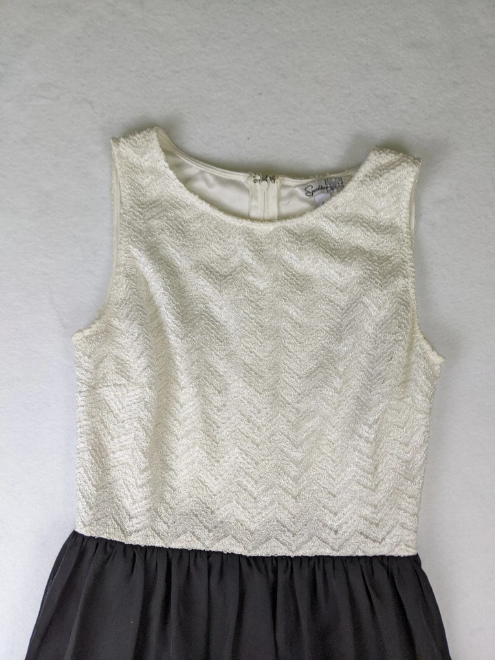 Speechless Girl's Dress Size Large Black & White Sparkle Party - Image 3 of 4