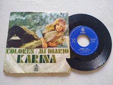 Karina Couleurs + Mi Agenda 1970 Hispavox - Single LP vinile 7 " G+