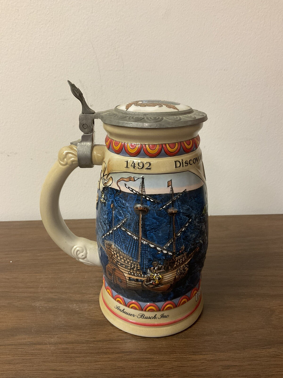 Complete Budweiser Discover America Series Beer Steins NINA PINTA
