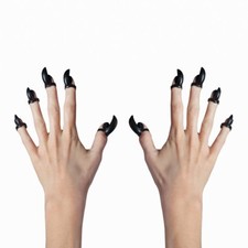 Black Panther Cosplay Finger Nail Tip Rings