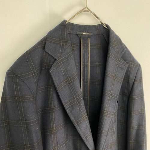 Hermès Tailored Jacket – Cashmere Blend, Made in Italy, Rare, Checked Pattern - Picture 6 of 8