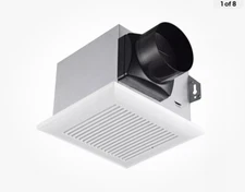Tech Drive Very Quiet Ventilation and Exhaust Fan 80 CFM 1.5 Sones (TD-BF-04)