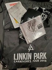 Linkin Park Carnivores Tour 2014 Backpack, CD, Bandana, Cup Cooler & More BUNDLE