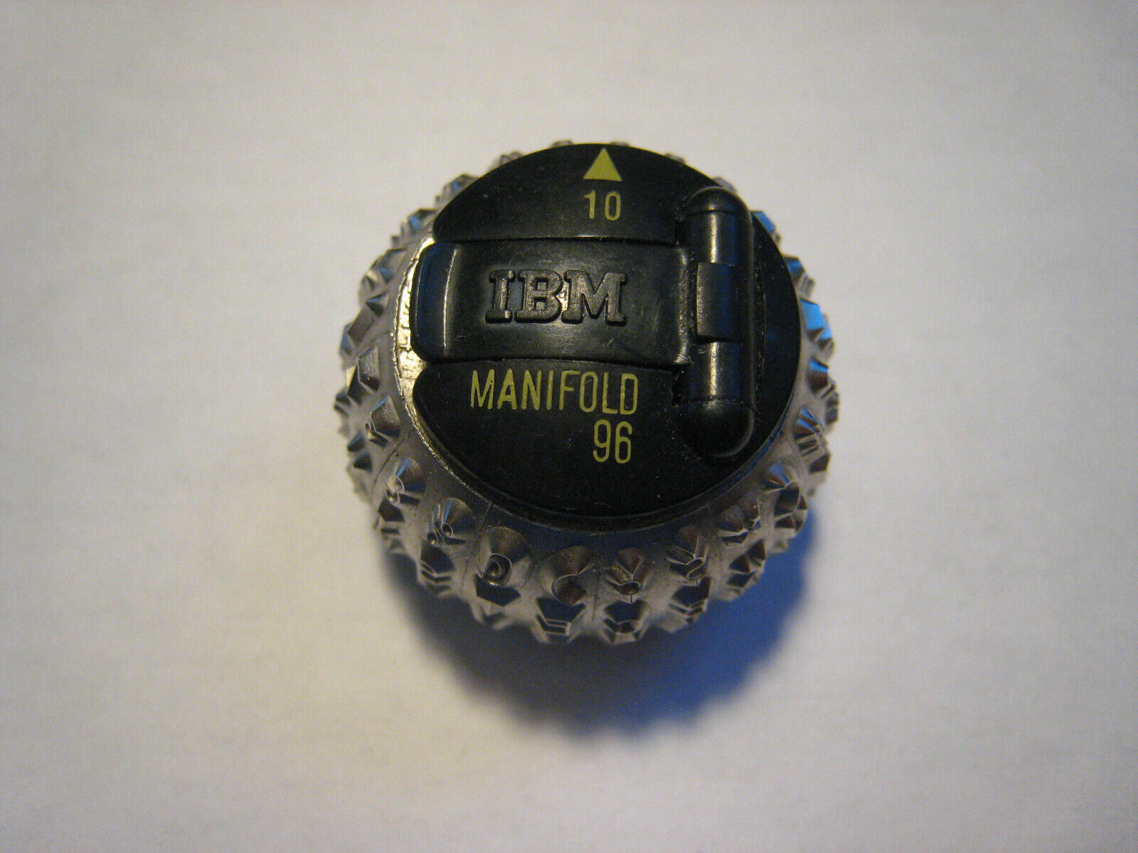 IBM Manifold Safety and trust Year-end annual account 96 10 Font Selectric Typewriter Vintage Ball