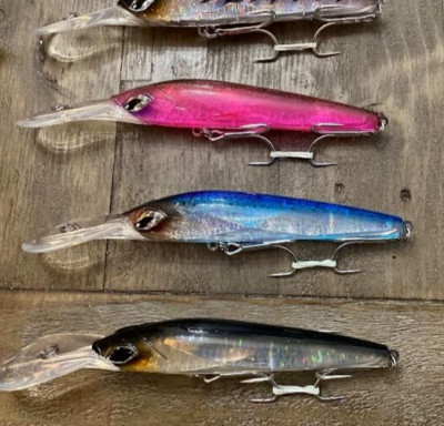 3-Trolling lures- -Deep Diver TUNA MAHI DORADO KING FISH , ONO
