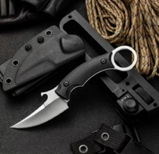D2 Blade Tactical Knife Fixed Blade Knife FullTang MAKO Survival Hunting Knife