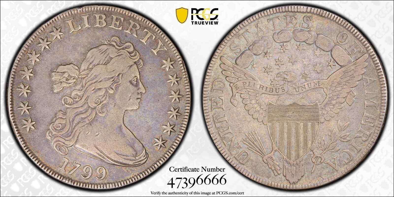 1799 $1 PCGS Genuine