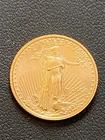 BRILLIANT UNCIRCULATED $5 GOLD AMERICAN EAGLE 1/10th ozt., VARIED YEARS