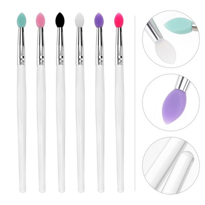 6PCS Eye Pinsel Set Lip Pinsel Augen Make-Up Dünne Eyeliner Pinsel