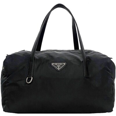 PRADA Mini Boston Bag Black NERO Tesuto Saffiano BR2394 PRADA Mini Boston Bag Black NERO Tesuto Saffiano BR2394