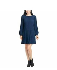 Hilary Radley Womens Pleated Stretch Dress
