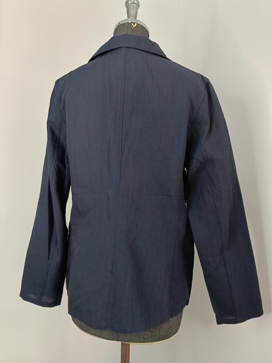 Plantation by Issey Miyake Japan blue indigo ladies linen wool