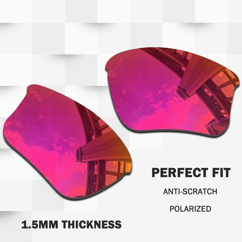 1.5MM POLARIZED Replacement Lenses for Oakley Flak Jacket XLJ OO9009 63mm - Foto 8 di 19