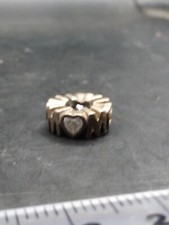 PANDORA Sterling Silver Mothers Pride Spacer Mum Sparkling Heart Charm 