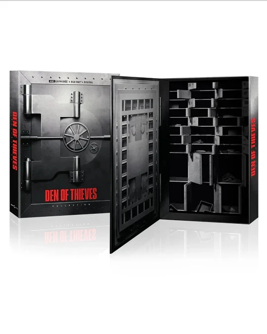 DEN OF THIEVES 1 & 2 COLLECTION 4K UHD BLURAY STEELBOOKS ** NEW & SEALED! ** - Image 3 of 4