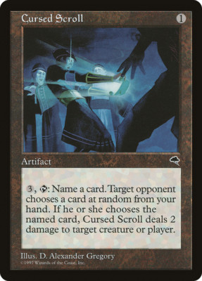 Cursed Scroll X (1) MTG Tempest Excellent/Near Mint - 4RCards | eBay