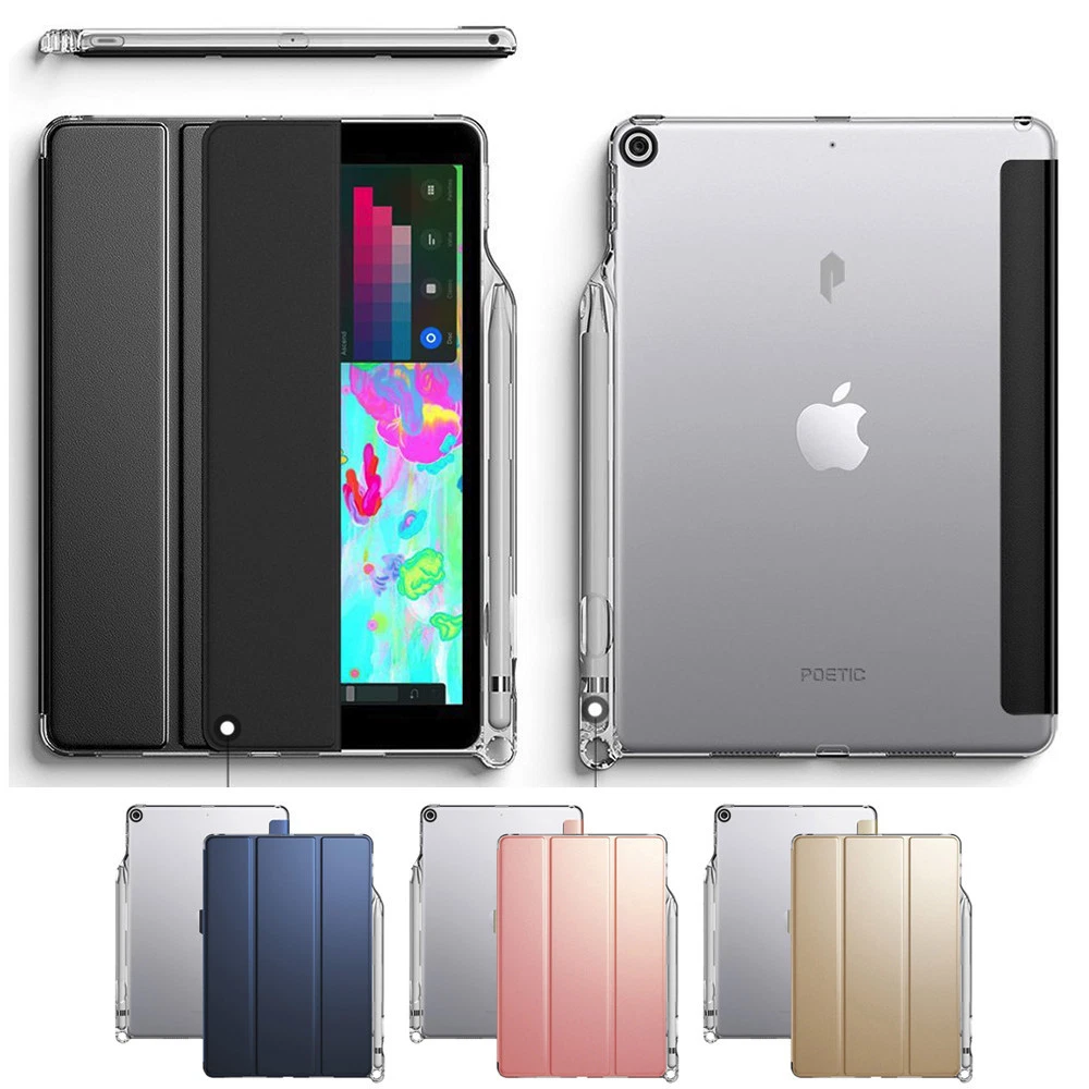 ebestStar - Cover Compatibile con iPad 2018 9.7 2017, Air 1 2013 Custodia Protezione Pelle PU con Supporto Rotazione 360, Nero [Apparecchio: 240 x 169.5 x 7.5mm, 9.7