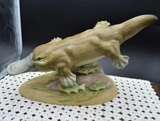 ARTIST PROOF "PLATYPUS" (& Perch) Porcelain Statue William Kazmar Studio 1974-85