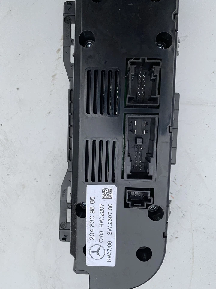 Mercedes C CLASS CLIMATE CONTROL A2048309885 2008 W204 C220 CDI AUTO - Image 4 of 4