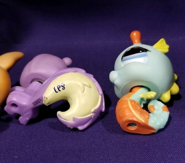 Littlest Pet Shop 1566 Seahorse 1567 Squirrel 1568 Dog AUTHENTHIC