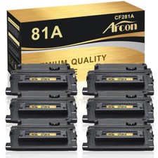 6  CF281A BK Toner fit for HP 81A LaserJet Enterprise M604n M604dn M630h M630dn