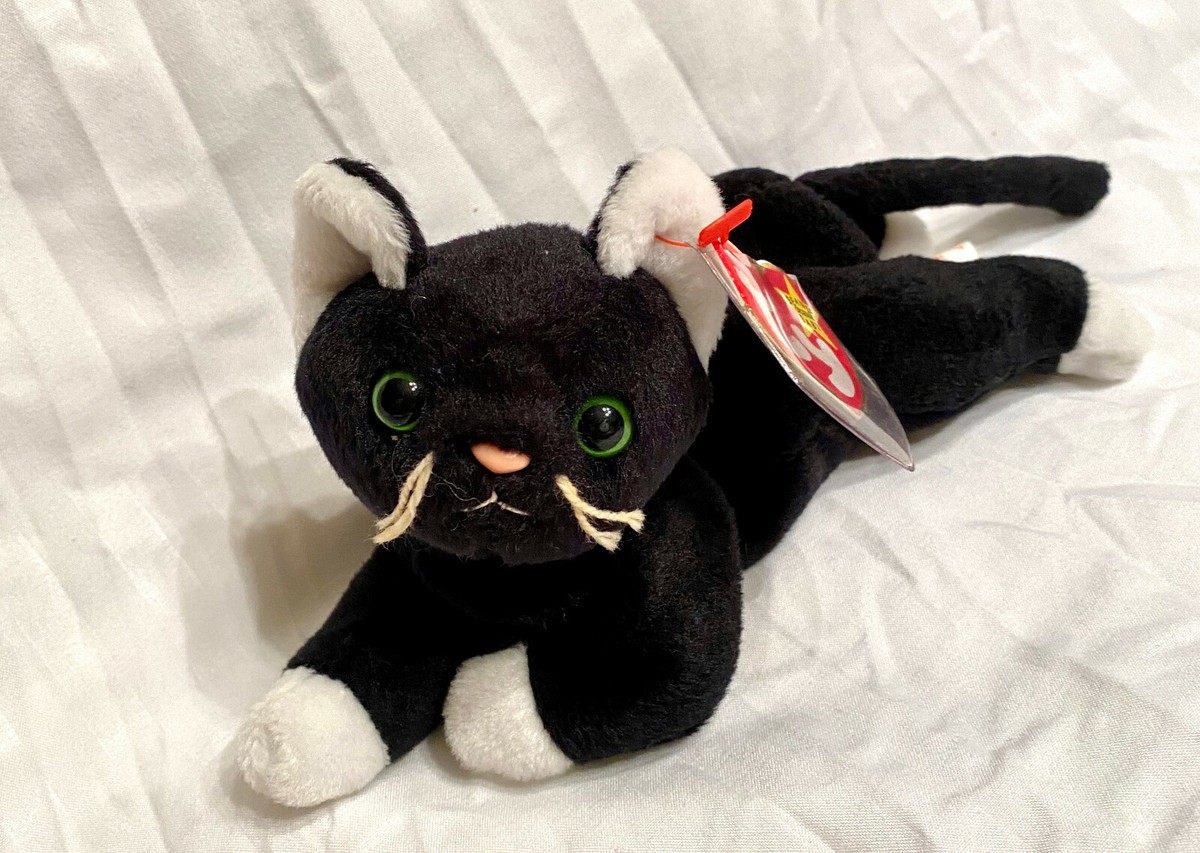 Ty Original Beanie Baby Zip The Cat 1994 Tag/1993 TY INC Errors