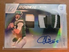 2020 James Morgan Panini Zenith Rookie SP AUTO TRIPLE PATCH RPA #1/25 Autograph