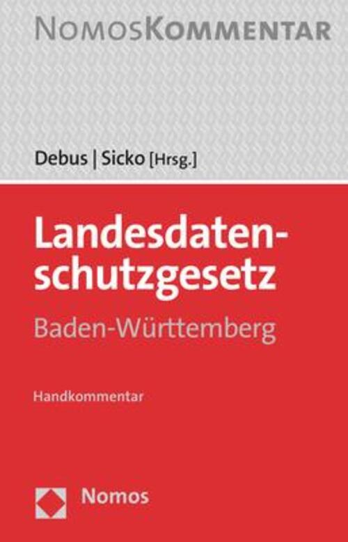 Thumbnail - Landesdatenschutzgesetz Baden-württemberg Handkommentar Alfred G.