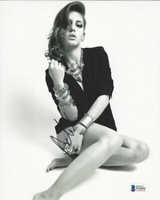 ADELE EXARCHOPOULOS SIGNED 8X10 PHOTO 7 SEXY FRENCH ACTRESS BECKETT COA PROOF