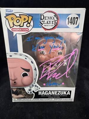 Robbie Daymond Signed Demon Slayer Haganezuka Funko 1407 JSA