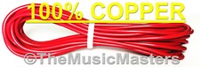 100 Copper RED 14 Gauge 10' ft POWER WIRE Car Boat RV 12V Wiring Primary Cable