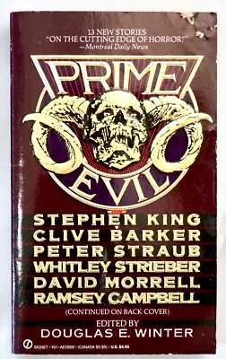 Prime Evil : New Stories by the Masters of Modern Horror, 1989 PB, 1st Edition