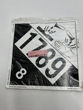 PACK OF 25 - CORROSIVE PLACARD, UN 1789, REMOVABLE VINYL,ZEZ41789