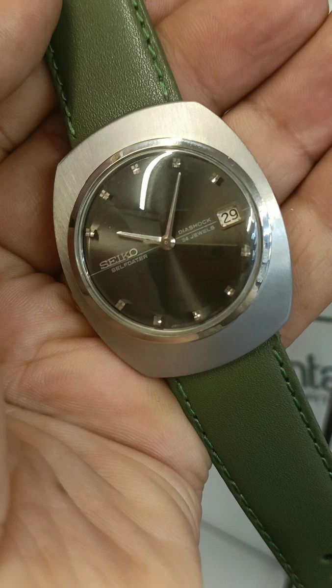 Authentic Seiko Self Dater Dia Shock 24 Jewels Automatic Men