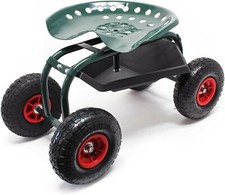 Tabouret De Jardin Chariot Chaise Pivotante Jardinage Réglable En Hauteur