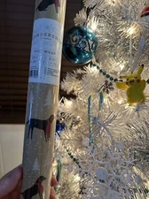 Wondershop at Target Gift Wrap Black Lab Christmas Theme