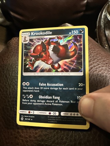 Krookodile 85/149 Sm Base Set Holo - Picture 3 of 4