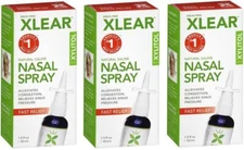 Xlear Saline Nasal Spray 1.5oz (3 Pack)