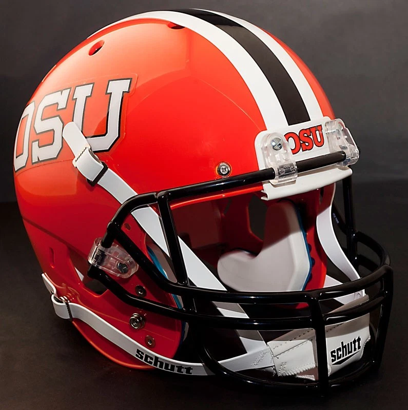 OREGON STATE BEAVERS 1980-1982 Schutt AiR XP Authentic GAMEDAY Football Helmet - Image 2 of 2