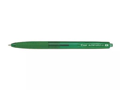 4902505524394 Długopis Pilot Super Grip aut. zielony (cena za 1szt) Pilot